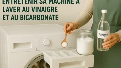 entretenir sa machine à laver au vinaigre et au bicarbonate